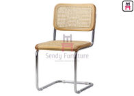 SS201 Frame PE Rattan Cane Dining Chair 0.37cbm For Restaurant