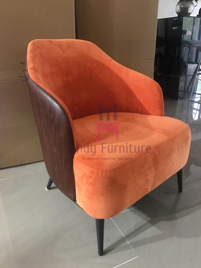 Tamanho de couro preto confortável da poltrona 79 * 86 * 80cm para o escritório/entradas