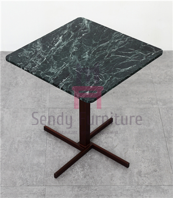X cruzado SS baseia mesas de centro luxuosas com circularmente & esquadra a forma D45cm/60cm