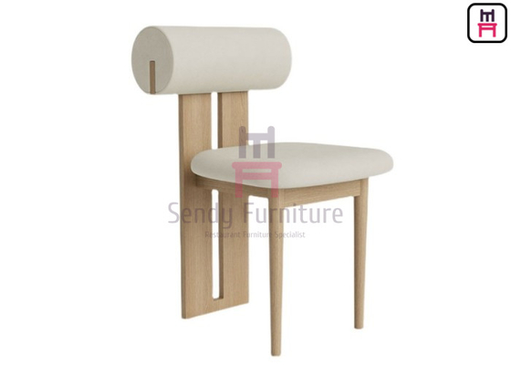 comprar Velo branco do Berber do vintage estofado jantando a cadeira sem braços online manufacture