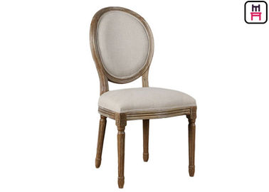 comprar Cadeiras de madeira do restaurante de Lether da tela do casamento da parte traseira redonda do vintage online manufacture
