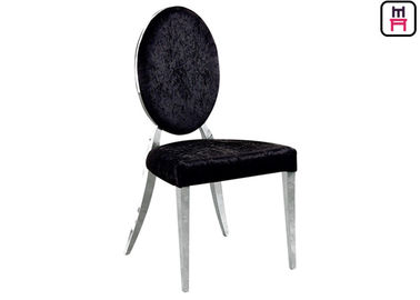 comprar O ouro/prata/restaurante de aço inoxidável de Chrome presidem a parte traseira redonda do couro/veludo online manufacture
