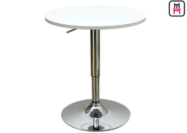 comprar Barra branca/cinzenta do restaurante da parte superior do MDF apresenta a altura ajustável com forma quadrada/redonda online manufacture