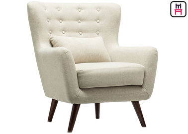 comprar Pé de madeira confortável cadeira acolhedor nórdica do sofá do braço do estilo da única para a casa/escritório online manufacture