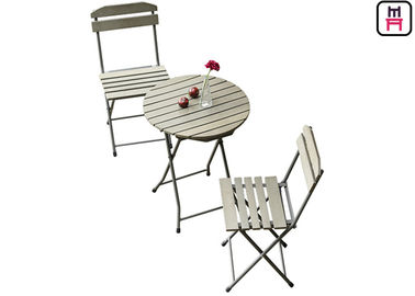 comprar Mesa de jantar do pátio e cadeiras de dobramento de madeira plásticas, mobília para qualquer tempo do jardim online manufacture