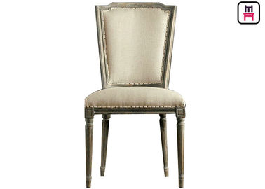 comprar O restaurante de madeira do estilo americano preside o braço traseiro alto/sem braços rústicos para o casamento/evento online manufacture