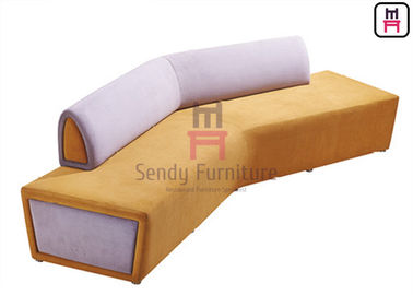 comprar Assento estofado moderno bicolor do banco da cabine, assento comercial do sofá da cabine online manufacture
