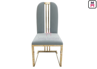comprar Veludo de jantar traseiro Seat W48 das cadeiras da elevação dourada de Rosa * D42 * H103cm sem braço online manufacture