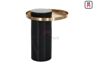 comprar Bandeja de aço inoxidável da mesa de centro de mármore redonda à moda moderna para o hotel de luxo online manufacture