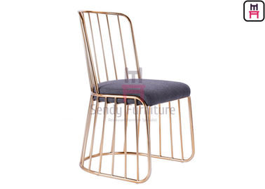 comprar A cadeira sem braços altamente traseira do restaurante & do café com tela estofou 52 * 53 * 94cm online manufacture