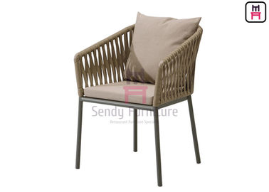 comprar Estilo moderno de relaxamento das cadeiras de jardim de Textoline dos braços do balanço com coxim impermeável online manufacture