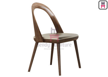 comprar Madeira estofada espaldar curvada da cinza da tela da sala de jantar do restaurante cadeiras sem braços online manufacture