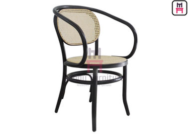 comprar Rattan natural que janta o braço preto Cane Dining Chair de Benchwood das cadeiras online manufacture
