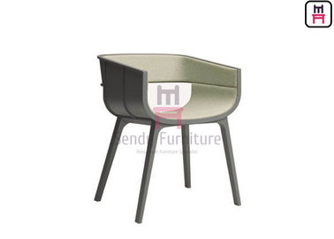 comprar Couro estofado curvado moderno do restaurante de Bentwood cadeiras de madeira com braço online manufacture