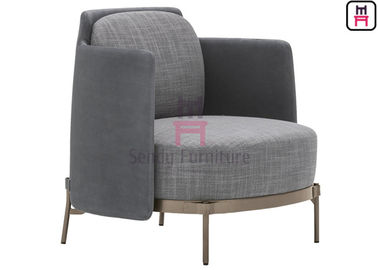comprar Tela moderna cadeira estofada do sofá de único Seat com pés de aço inoxidável online manufacture