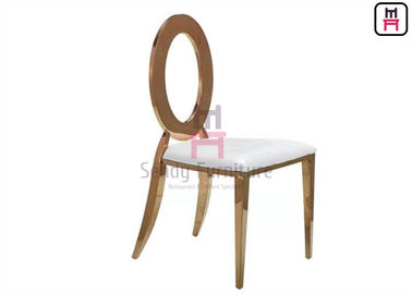 comprar O restaurante de aço inoxidável do espaldar redondo preside o peso leve para o casamento/evento online manufacture