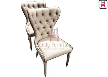 comprar A sala de jantar para trás estofada adornada preside a mobília feito a mão do hotel da decoração do botão online manufacture