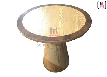 comprar Volume estratificado da mesa de jantar 0.3cbm do restaurante do folheado com base da madeira maciça de Subuliform online manufacture