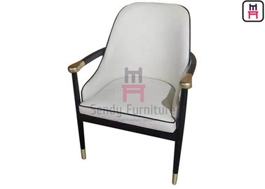 comprar Cadeiras modernas do restaurante do hotel, cadeiras matte da sala de jantar do verniz com braços online manufacture