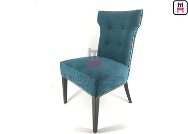 comprar O restaurante sem braços do hotel de Blue Velvet preside a base do metal personalizada com prego de bronze online manufacture