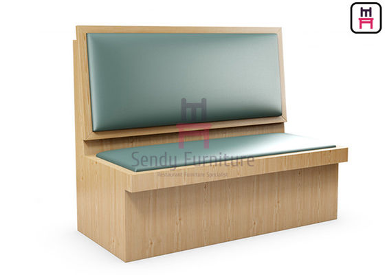 comprar Luz estofada de couro da cabine do restaurante do plutônio da madeira compensada fechado - assento comercial azul online manufacture