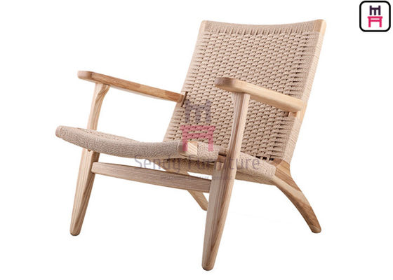 comprar Cadeira 0.45cbm de Ash Wood Armrest Garden Leisure com corda para trás online manufacture