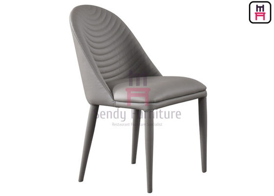 comprar Restaurante inteiramente estofado do couro do plutônio que janta o metal da cadeira 0.33cbm online manufacture
