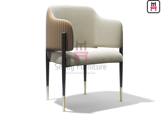 comprar 0.33cbm adornou o quadro traseiro aberto do metal da cadeira de couro com braços online manufacture