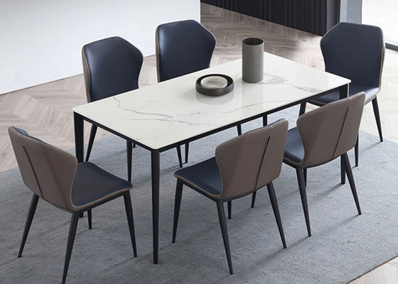 comprar Parte superior de pedra retangular da laje do OEM da mesa de jantar do ODM 120x70x75cm online manufacture