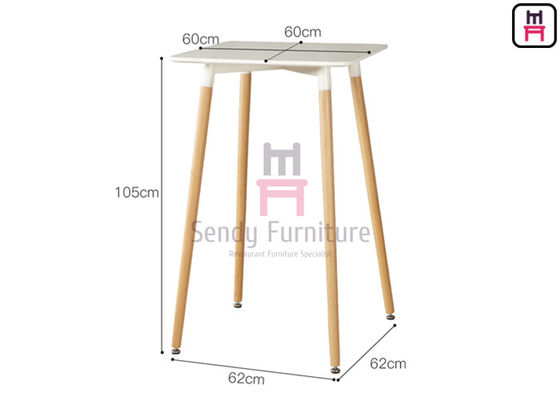 comprar a barra branca do restaurante do MDF de 2ft apresenta H 100cm com pés da madeira maciça online manufacture