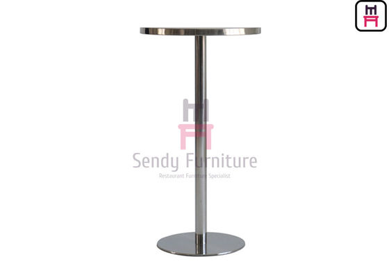 comprar O ODM de D60cm escovou a altura alta de aço inoxidável da tabela 105cm para a barra do restaurante online manufacture