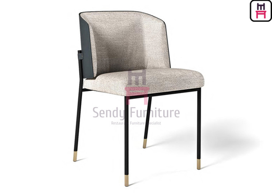 comprar O restaurante tubular do metal preside o ODM de H78cm estofou a cadeira de jantar sem braços online manufacture