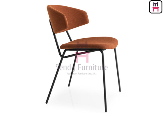 comprar Quadro traseiro aberto Shell Cushion With Backrest do metal da cadeira do restaurante H78cm online manufacture