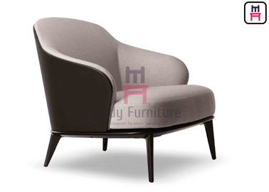 Tamanho de couro preto confortável da poltrona 79 * 86 * 80cm para o escritório/entradas