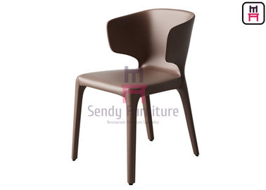 Cadeiras de jantar de couro do estilo contemporâneo com Brown/preto/cor cinzenta