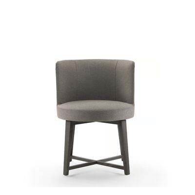 Cadeira de Restaurante Ergonômica em Madeira com Estrutura em X, Madeira Maciça de Freixo Branco e Opções Personalizadas de Luxo