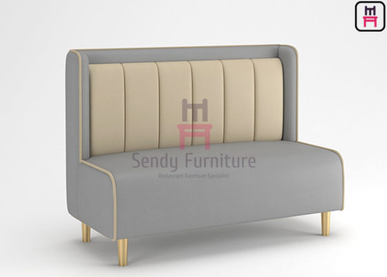 Cor dupla traseira alta 1.2cbm Sofa Booth estofado 4ft