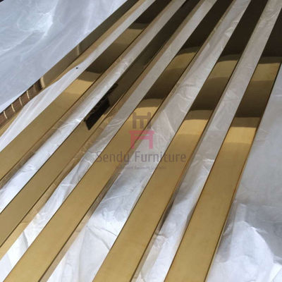 Paleta de cores de galvanização escovada SS da mobília do ouro 2.7m