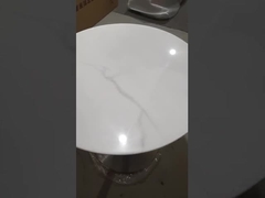 Tulip Base dourada escovada com base de mármore da tabela da mesa de centro/trombeta